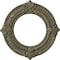 Ekena Millwork Benson Ceiling Medallion (Canopies up to 6 1/8"), 11 1/8"OD x 6 1/8"ID x 5/8"P, Witch Hazel Crackle CM11BNWHC - alternate 1